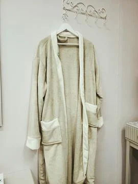 Open wardrobe with clothes Stock Photos