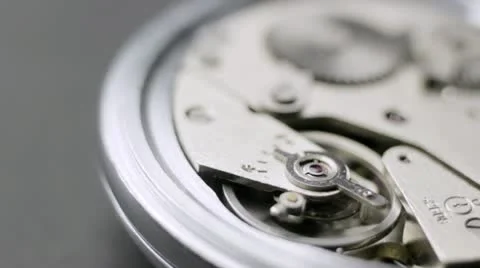 Open watch mechanism Video stock 11954244