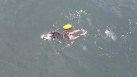 Open water swimmer Видео 165545539