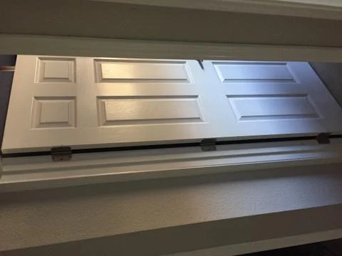 Open White Door 库存照片