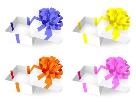 Open white gift box. Vector open white gift box. Vector Copyright: xZoonar... Stock Photos