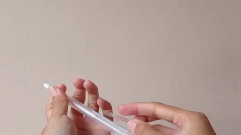 Open up the white pen for writing the task Stock Footage 150524357