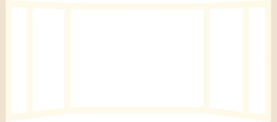 Open window frame Stock Illustration