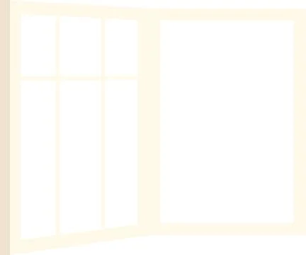 Open window frame Ilustración de archivo