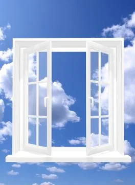 Open window Stock Illustration