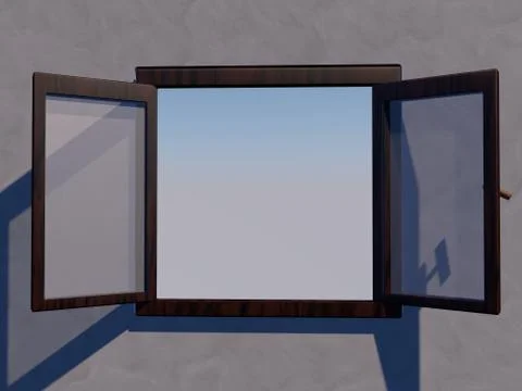 Open window 스톡 일러스트