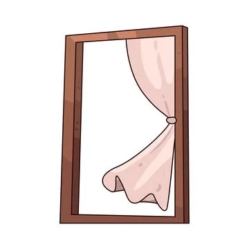 Open window illustration Ilustración de archivo