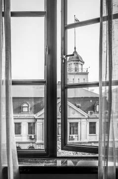 Open window Stock Photos