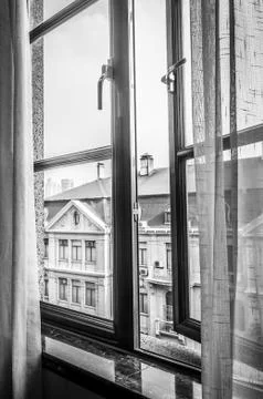 Open window Stock Photos