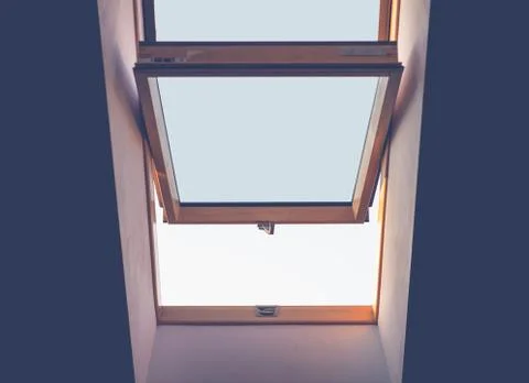 Open window Stock-Fotos