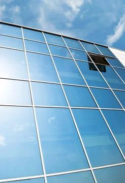 Open window in wall building Stock Photos