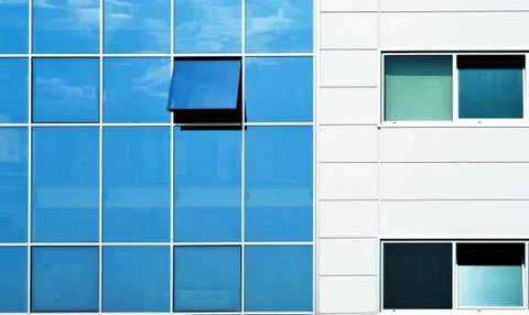 Open window in wall building Stock Photos