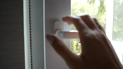 Open Windows. Stock Footage 122375604