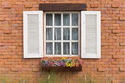 Open windows Stock Photos