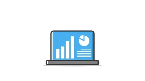 Open Work Briefcase with laptop, representing business trip or office work Video stock 309772529