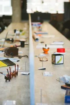 Open work space in office Stock Photos