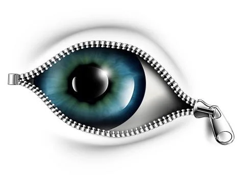 Open your eyes Stock Illustration