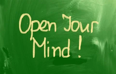 Open your mind concept Stock Illustration