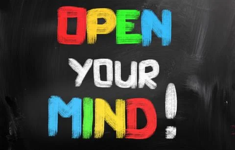 Open Your Mind Concept Stock Illustration