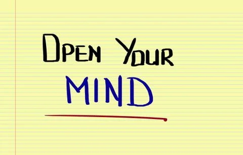 Open Your Mind Concept Stock Illustration