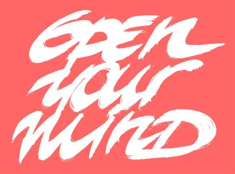 Open your mind Stock Illustration