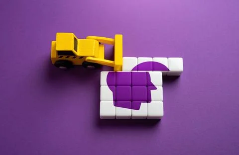 Open your mind to something new. Mind degradation. Deal with thoughts. Rebu.. Stock Photos