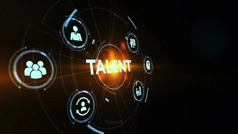 Open your talent and potential. Talented human resources - company success. Stock Footage 189990770