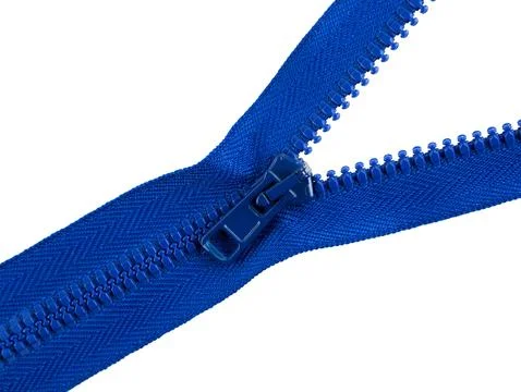 Open zipper Stock Photos