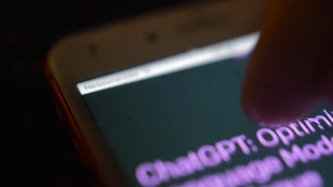 Openai website for artificial intelligence. chatgpt by openai software. Stock Footage 232674239