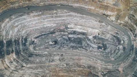 Opencast Mining Quarry Foto stock