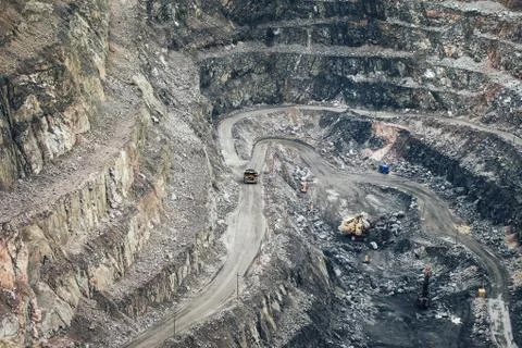 Opencast Mining Quarry Stock Photos