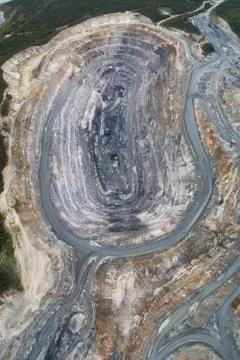 Opencast Mining Quarry Stock Photos