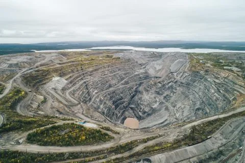 Opencast Mining Quarry Stock Photos