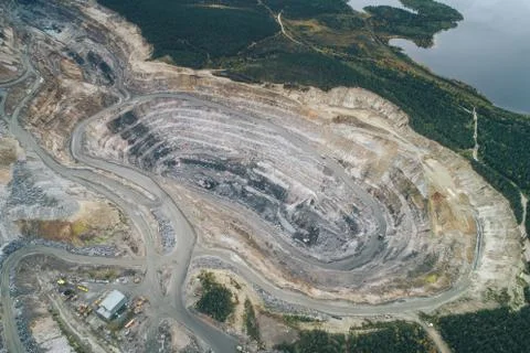 Opencast Mining Quarry Stock Photos