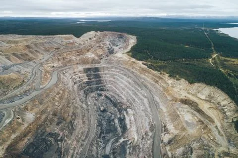 Opencast Mining Quarry Stock Photos