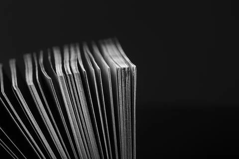 Opened Aged Book Foto stock