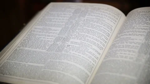 Opened bible Stock-Footage 49600111