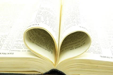 Opened bible Stock Photos
