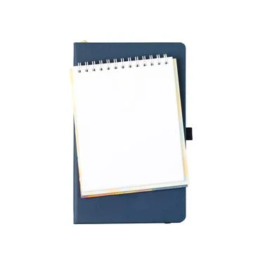 Opened blank notepad Stock Photos