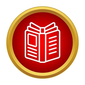 Opened book icon bringing education and learning Stock Illustration
