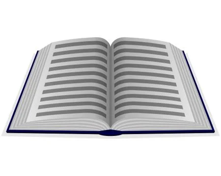 Opened book Stock Illustration