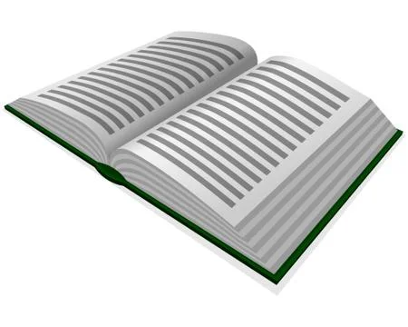 Opened book Stock Illustration
