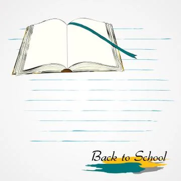 Opened book Stock Illustration