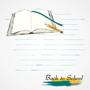 Opened book Stock Illustration