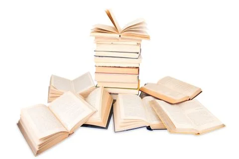 Opened books Stock Photos
