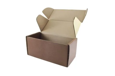 Opened  box background Stockfoto's