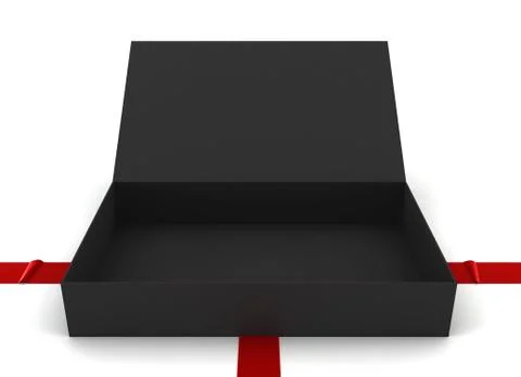 Opened box Stock Illustration