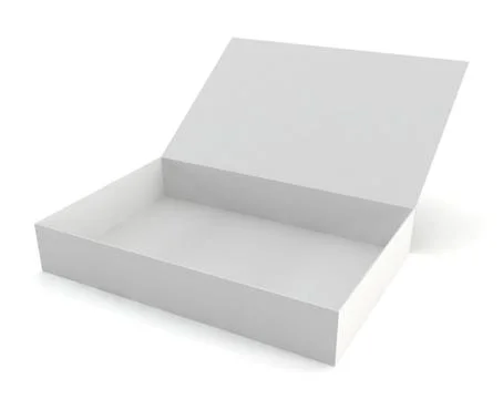Opened box Stock Illustration