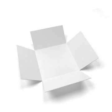 Opened box Stock Illustration