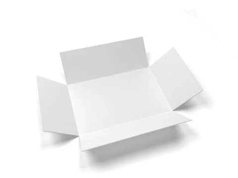 Opened box Stock Illustration